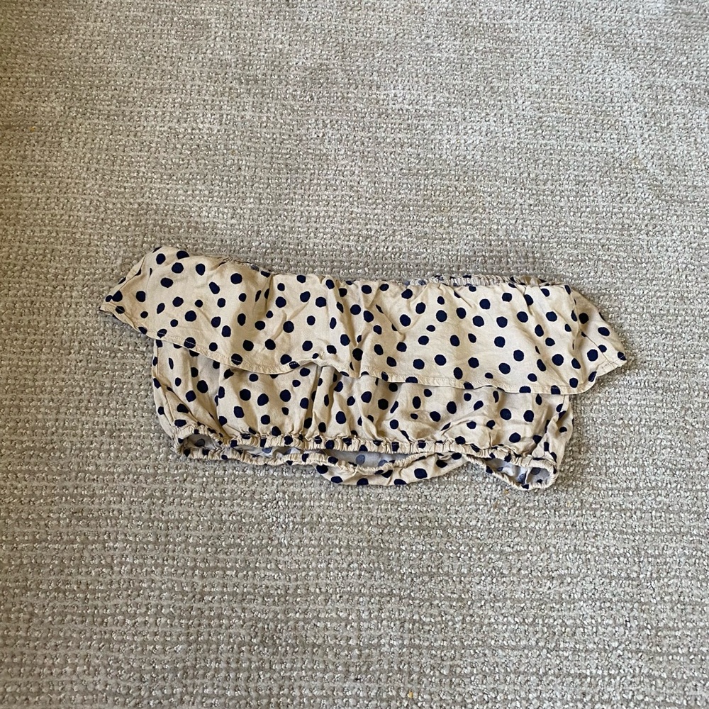 Urban Outfitters Polka Dot Crop Top/Bandeau - Picture 3 of 3
